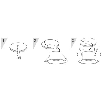 Светильник точечный Arlight MS-DROP-BUILT-R137-24W Warm3000 041463-3