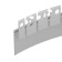 Профиль для светодиодной ленты Arlight PLINTUS-FANTOM-BENT-H35-SIDE-2000 WHITE 043675