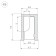 Профиль для светодиодной ленты Arlight SL-MINI-6-H9-2000 ANOD BLACK 044082