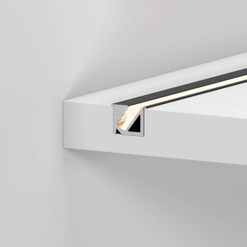 Профиль для светодиодной ленты Arlight SL-BEVEL-H10-F14-2000 ANOD BLACK 044084-1