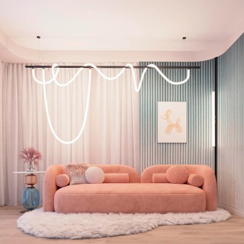 Трековый светильник Arlight MAG-ORIENT-TUBE-ELASTIC-R25-L5000-70W Day4000 044340-1