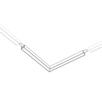 Соединитель угловой Arlight SL-LINE-2522 BLACK 044940-1