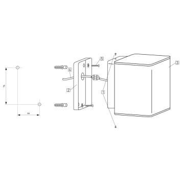 Уличный настенный светильник Arlight LGD-EVO-WALL-S100x100-12W Warm3000 046193-5