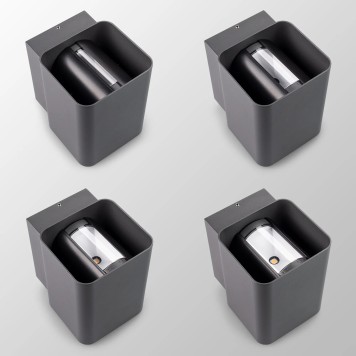 Уличный настенный светильник Arlight LGD-WALL-VARIO-S104x129-2x6W Day4000 046428-1