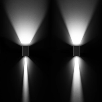 Уличный настенный светильник Arlight LGD-WALL-VARIO-S104x129-2x6W Day4000 046428-6