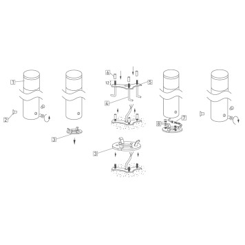 Уличный фонарь Arlight LGD-STEM-BOLL-H500-10W Warm3000 046612-5