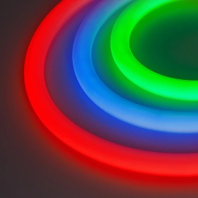 Гибкий неон Arlight MOONLIGHT-BLACK-TOP-G280-D25mm 24V RGB 360deg 047198 Гибкий неон Arlight MOONLIGHT-BLACK-TOP-G280-D25mm 24V RGB 360deg 047198
