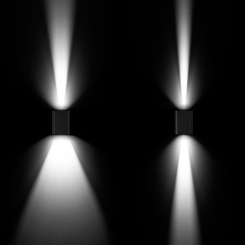 Уличный настенный светильник Arlight LGD-WALL-VARIO-S104x129-2x6W Warm2700 052704-5