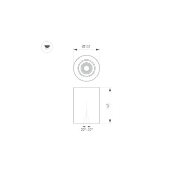 Светильник точечный Arlight SP-FOCUS-R132-24W Warm3000 054877-2