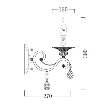 Бра Maytoni Grace ARM247-01-G-3