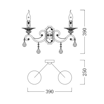 Бра Maytoni Grace ARM247-02-G-5