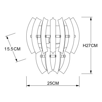 Бра Arte Ella A1054AP-1GO-4