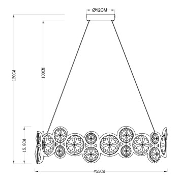 Люстра Arte Sarah A1062SP-6CC-4