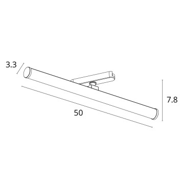 Трековый светильник Arte Rapid A1165PL-1WH-2