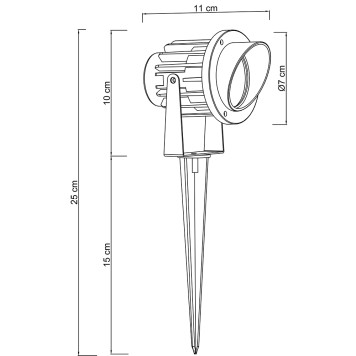 Уличный фонарь Arte Elsie A1309IN-1BK-5