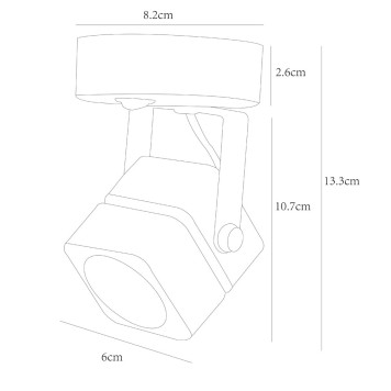 Спот Arte Misam A1315AP-1BK-1