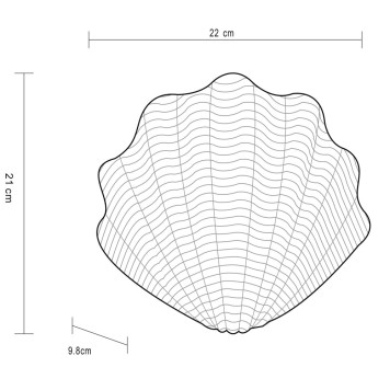 Бра Arte Shell A1412AP-1SA-4