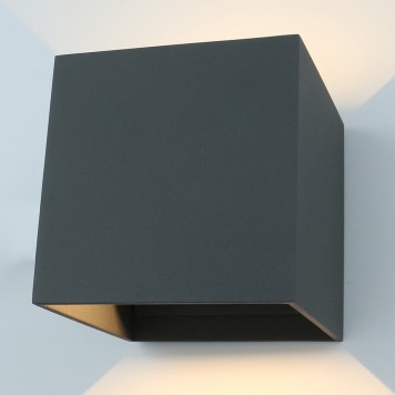 Уличный настенный светильник Arte Rullo A1414AL-1GY-1