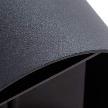 Уличный настенный светильник Arte Rullo A1415AL-1BK-2