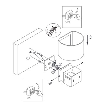 Уличный настенный светильник Arte Rullo A1415AL-1RI-3