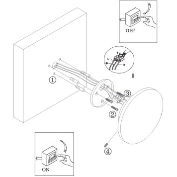 Уличный настенный светильник Arte Nimbo A1510AP-1WG-4