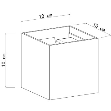 Уличный настенный светильник Arte Rullo A1714AL-2WH-2