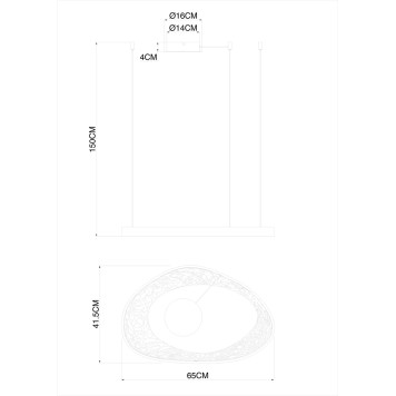 Люстра Arte Cinta A1847SP-36BK-1