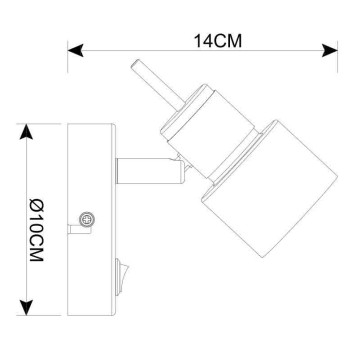 Спот Arte Almach A1906AP-1WH-1