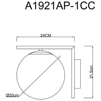 Бра Arte Bolla-Unica A1921AP-1CC-3