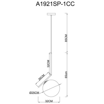 Люстра Arte Bolla-Unica A1921SP-1CC-4
