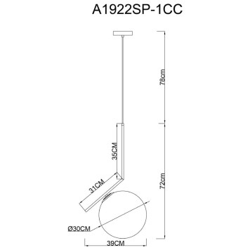 Люстра Arte Bolla-Unica A1922SP-1CC-3
