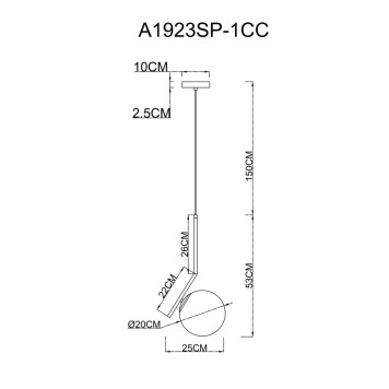 Люстра Arte Bolla-Unica A1923SP-1CC-3