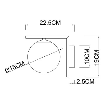 Бра Arte Bolla-Unica A1924AP-1AB-4