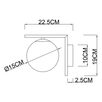 Бра Arte Bolla-Unica A1924AP-1CC-3