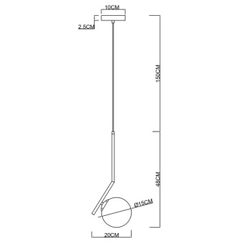 Люстра Arte Bolla-Unica A1924SP-1BK-2