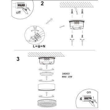 Светильник точечный Arte Piautos A1926PF-1WH-3