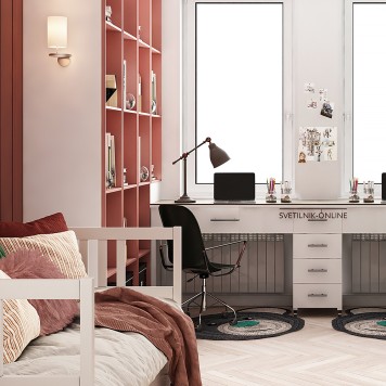 Лампа настольная Arte Braccio A2054LT-1GY-3