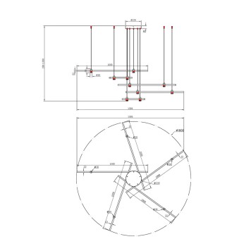 Люстра Arte Errai A2195SP-5BK-3