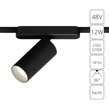 Трековый светильник Arte Rapid A2958PL-1BK-1