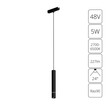 Трековый светильник Arte Rapid A2959PL-1BK-1