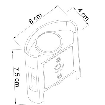 Уличный настенный светильник Arte Bosto A3122AL-2BK-3