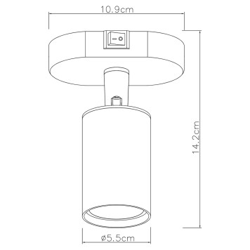 Спот Arte Aquarius A3226AP-1WH-3