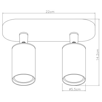 Спот Arte Aquarius A3226PL-2WH-3