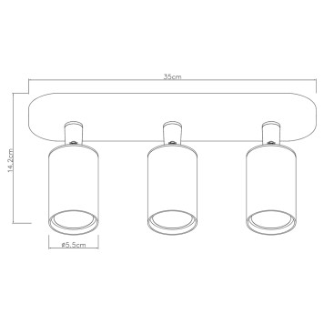 Спот Arte Aquarius A3226PL-3WH-3
