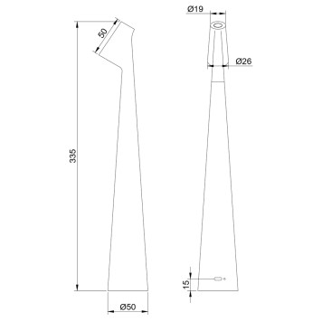 Лампа настольная Arte Fusion A3283LT-2BK-3