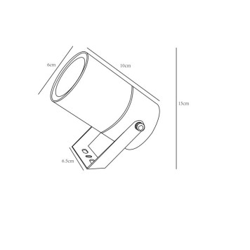 Уличный настенный светильник Arte Mistero A3303AL-1BK-2