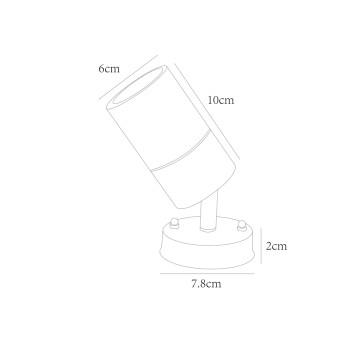 Уличный настенный светильник Arte Mistero A3304AL-1GY-4