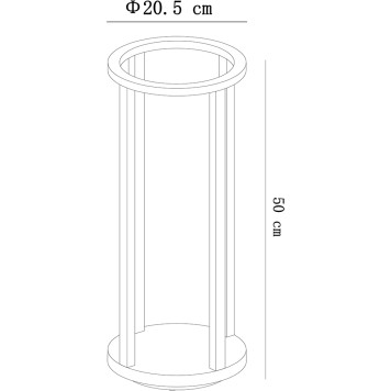 Уличный фонарь Arte Hassaleh A3370PA-1BK-3