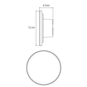 Уличный настенный светильник Arte Nimbo A3409AL-1BK-5