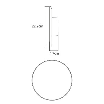 Уличный настенный светильник Arte Nimbo A3415AL-1BK-5